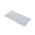 Mounting Plate for 2″ glass Standoff – Polished Stainless