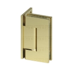 Wall-to-Glass Offset Back Malibu Hinge – Gold Brushed