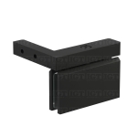 Left or Right Wall Mount Pivot Hinge – Matte Black