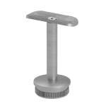 Round Handrail Support – Brushed Stainless