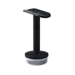 Round Handrail Support – Matte Black