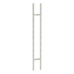 24″ Center-to-Center Round Ladder Handle – Brushed Nickel
