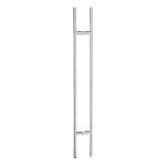24″ Center-to-Center Round Ladder Handle – Chrome Polished