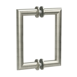 6″ Mitered Corner Pull Handle – Brushed Nickel