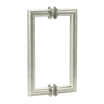 8″ Mitered Corner Pull Handle – Brushed Nickel