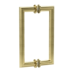 8″ Mitered Corner Pull Handle – Gold Brushed
