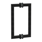 8″ Mitered Corner Pull Handle – Matte Black