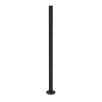 42″ Round Blank Post – Matte Black