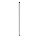 42″ Round Blank Post – Polished Stainless