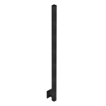 316 S.S Square Wall Mount Post 1-9/16” Dia. x 47-1/4” H. – Matte Black