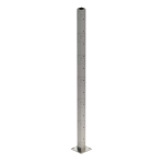 39 1/2″ Square Cable Railing Post – Brushed Stainless