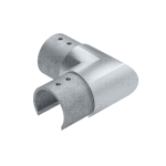 90 Deg. Connector For Slotted Tube 1-5/8″ D. S.S316 – Brushed Stainless