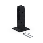 316L Stainless Steel Square Spigot – Matte Black