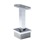 Square Handrail Support – Polished Stainless