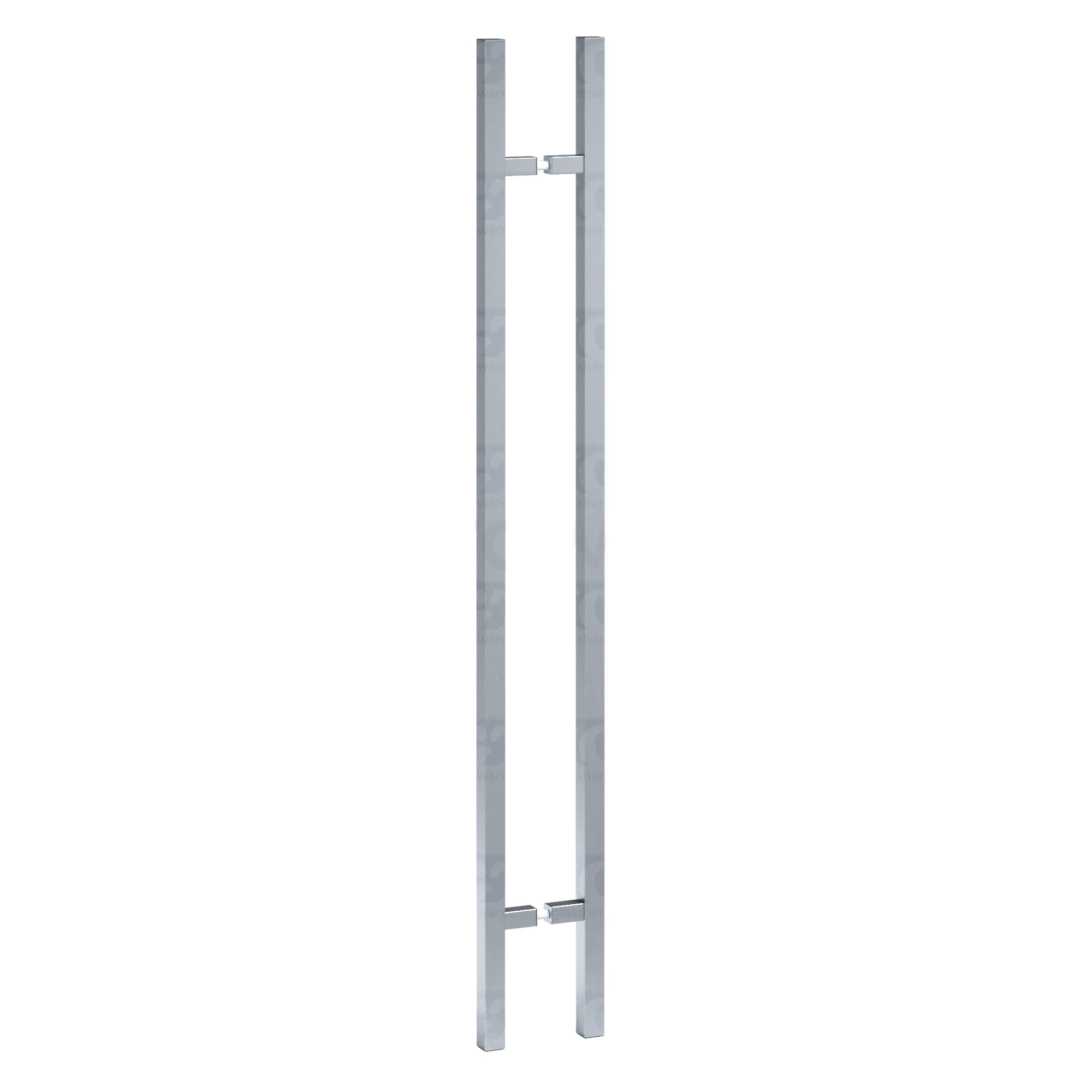 48" Square Commercial Ladder Handle - Brushed Stainless