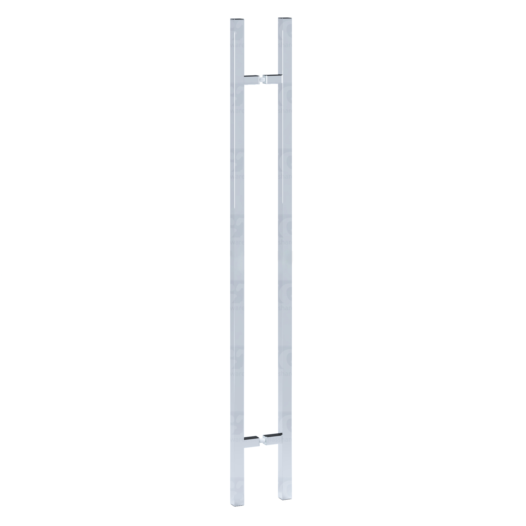 60" Square Commercial Ladder Handle - Polished Stainless