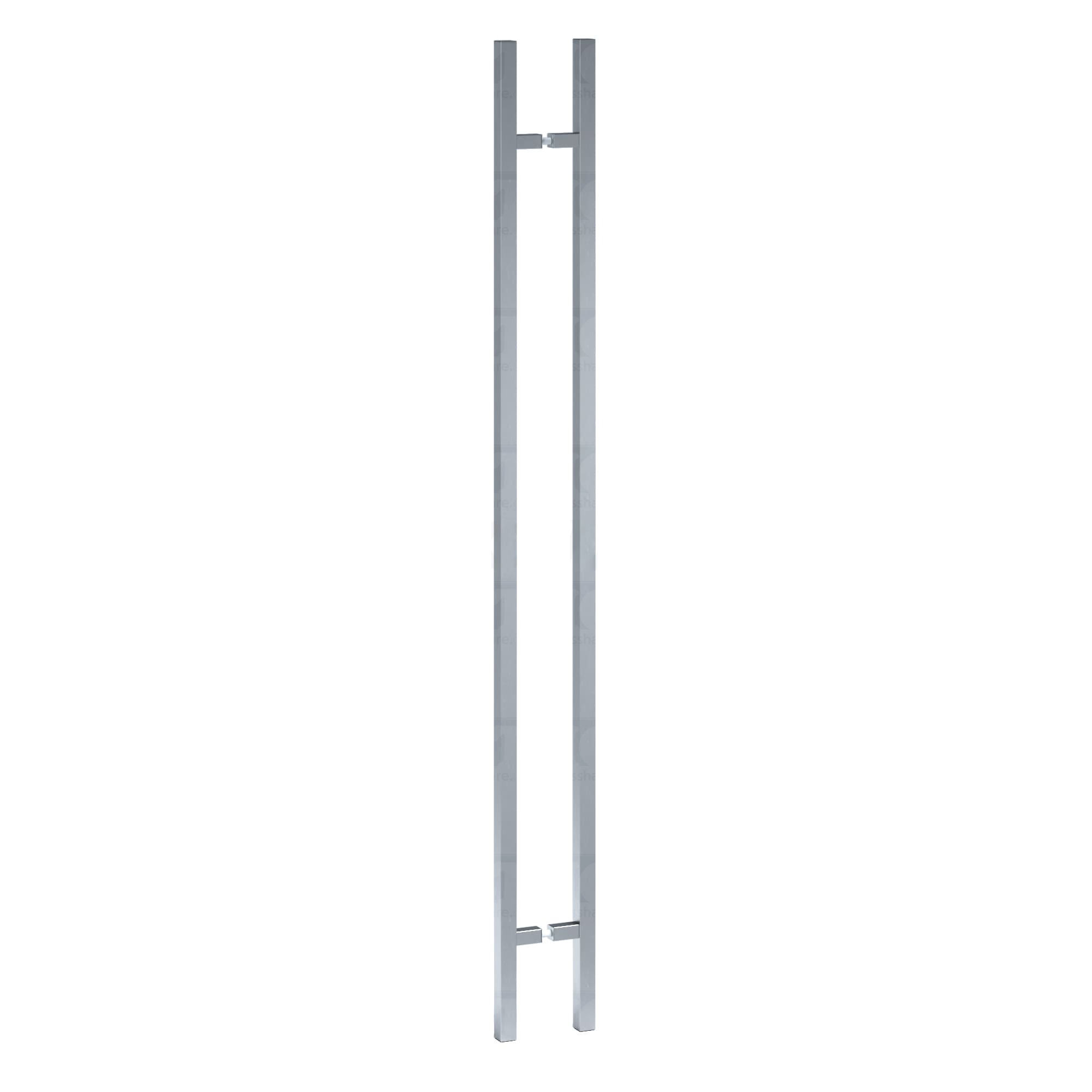 72" Square Commercial Ladder Handle - Brushed Stainless