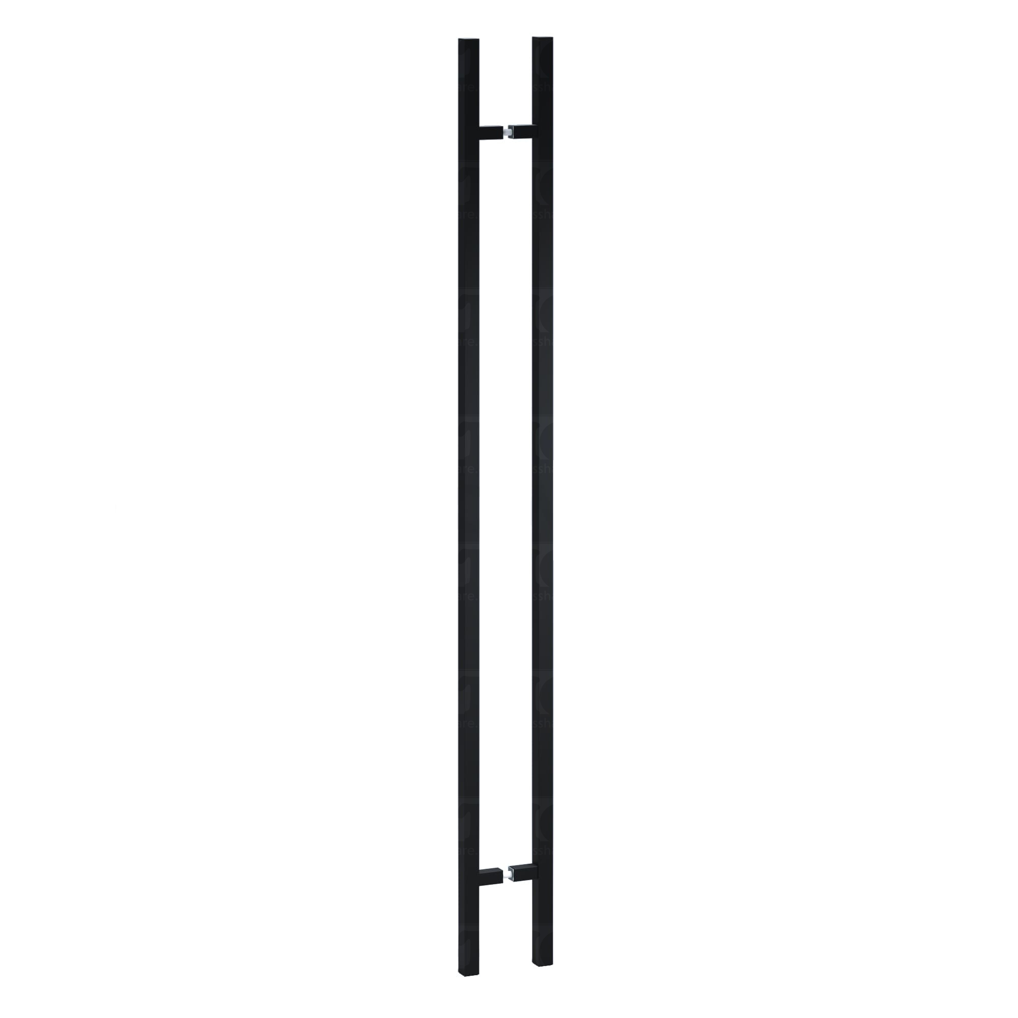 72" Square Commercial Ladder Handle - Matte Black