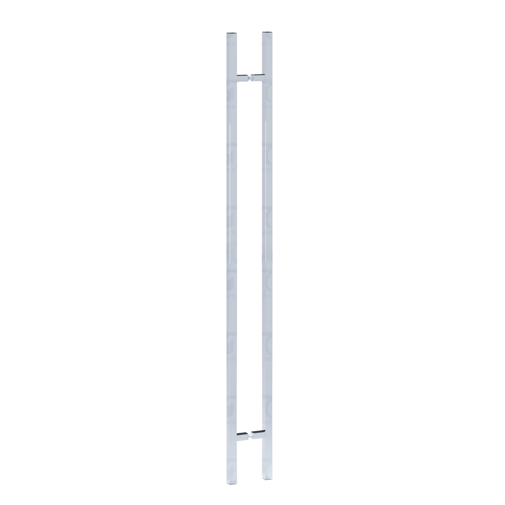 72" Square Commercial Ladder Handle - Polished Stainless