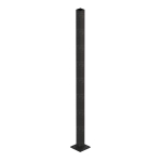 42″ Square Blank Post – Matte Black