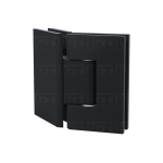 Heavy Duty Adjustable Glass-to-Glass 135 Degree Hinge – Matte Black