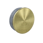 End Cap for Round Handrail – Gold Brushed