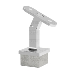 Square Handrail Support Pivotable. S.S316 – Polished Stainless