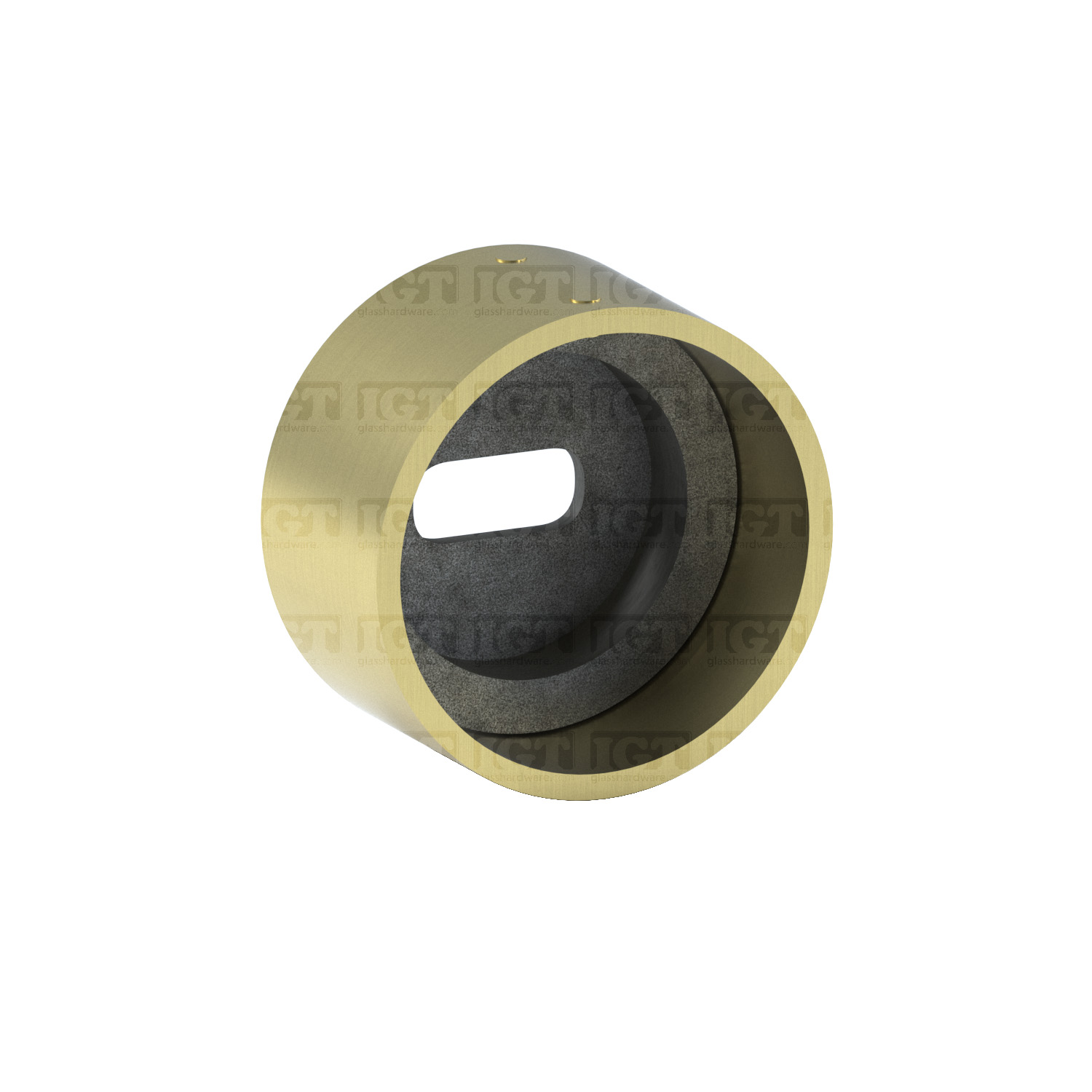 Wall Anchorage for Round Handrail - Gold Brushed