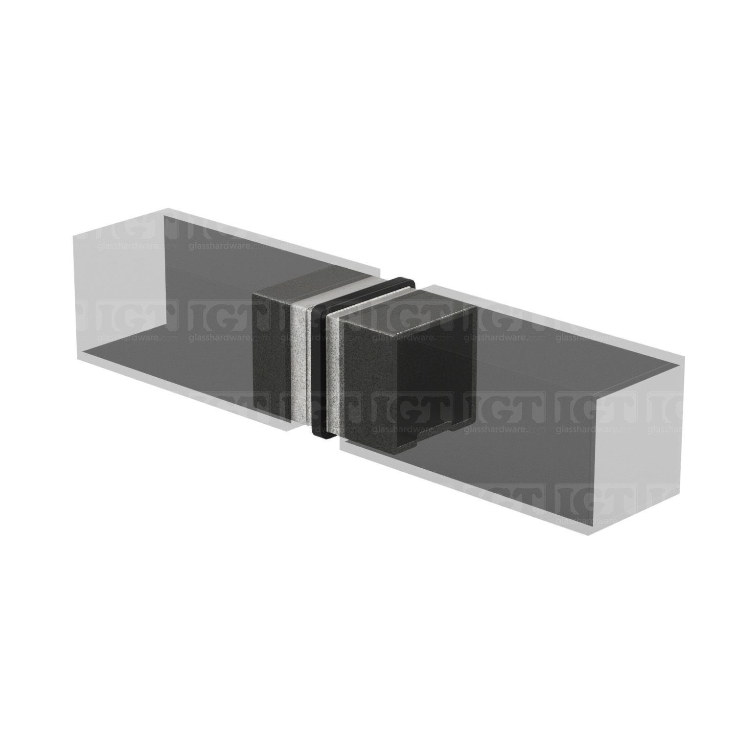 Square Fitting Connector For Square Tube 1-9/16".S.S316 - Matte Black - Image 5