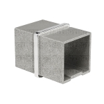 Square Fitting Connector For Square Tube 1-9/16″.S.S316 – Polished Stainless