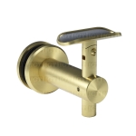 Adjustable Glass Mounted Hand Rail Bracket – Gold Brushed