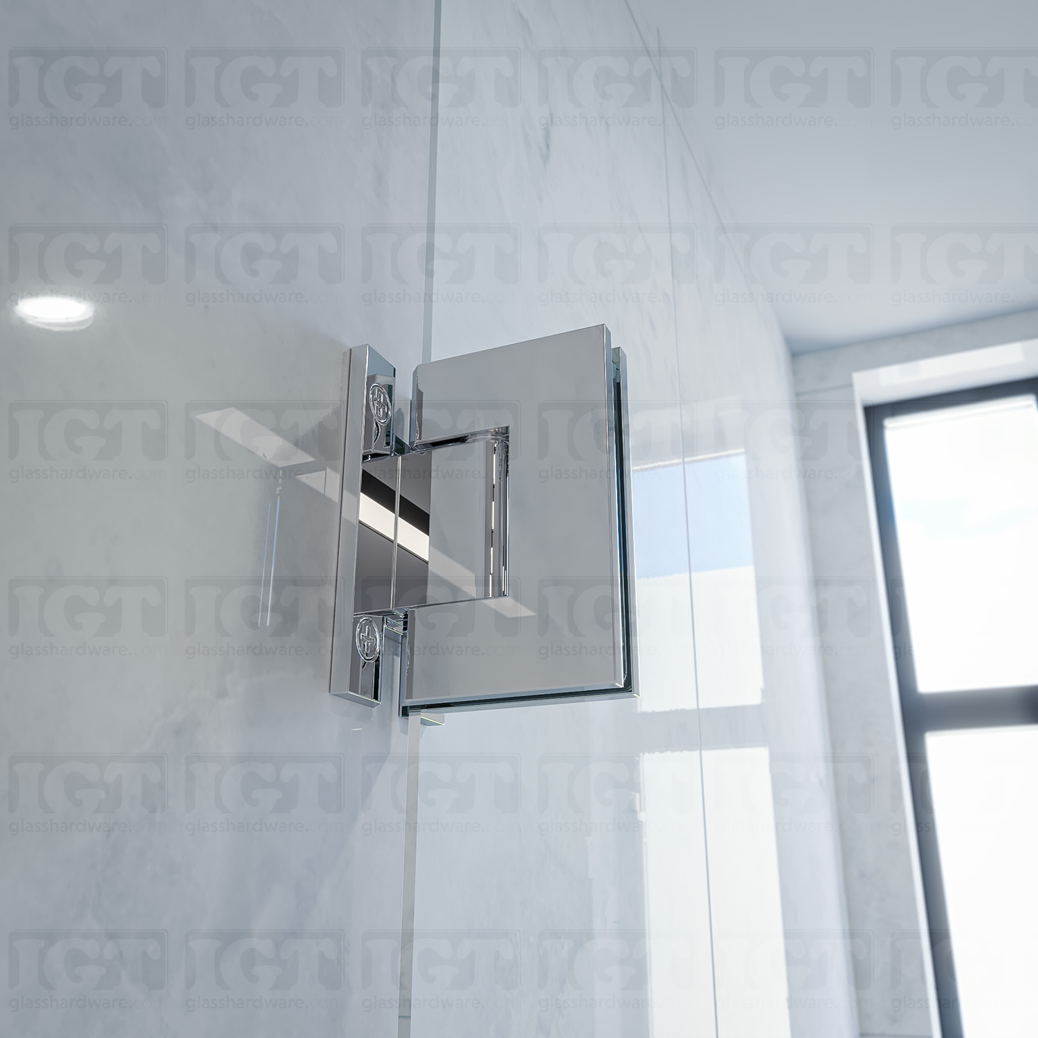 The Box®️ Heavy-Duty (“H” Back Hinge & 8″ Round Pull) - Chrome Polished - Image 5