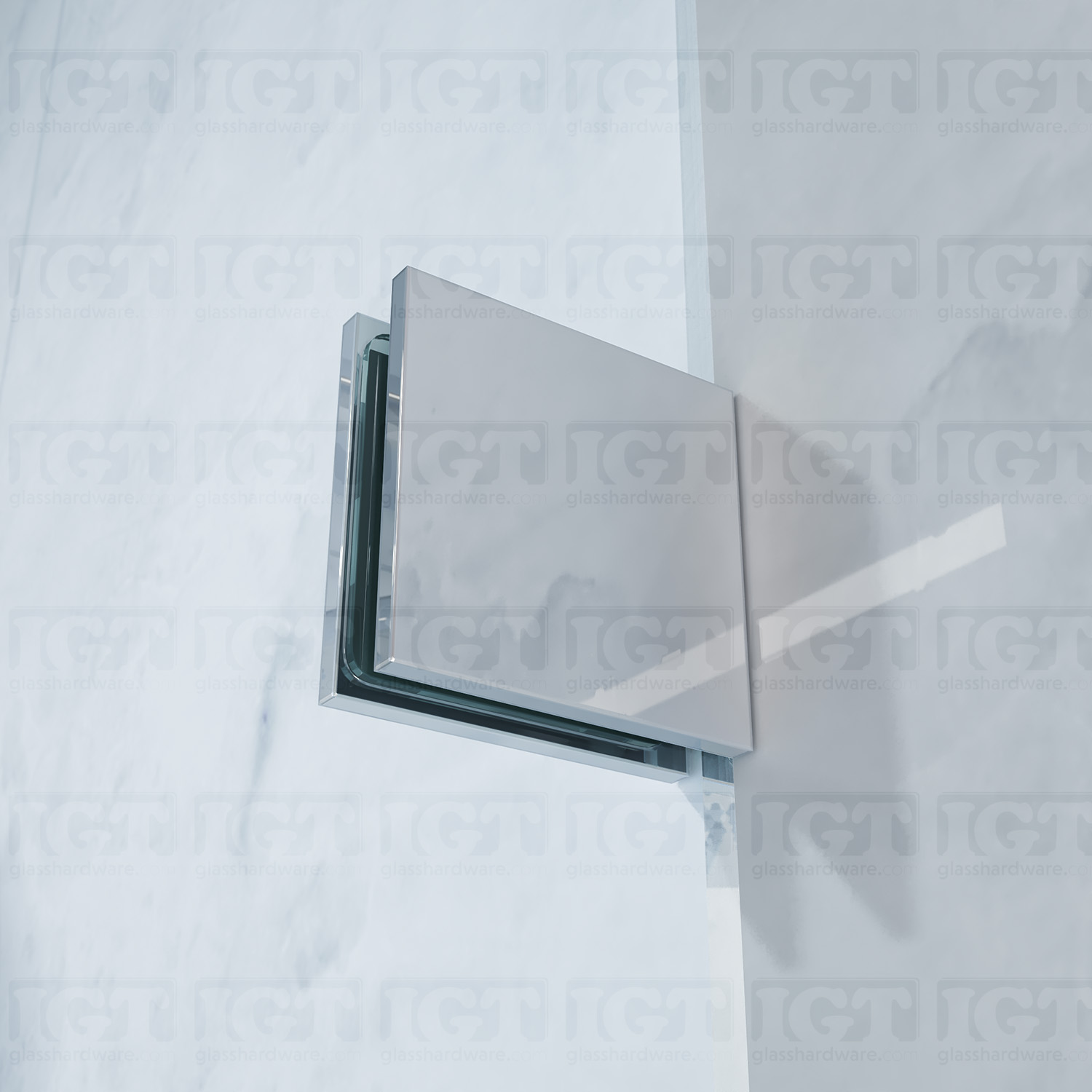 The Box®️ Heavy-Duty (“H” Back Hinge & 8″ Round Pull) - Chrome Polished - Image 4