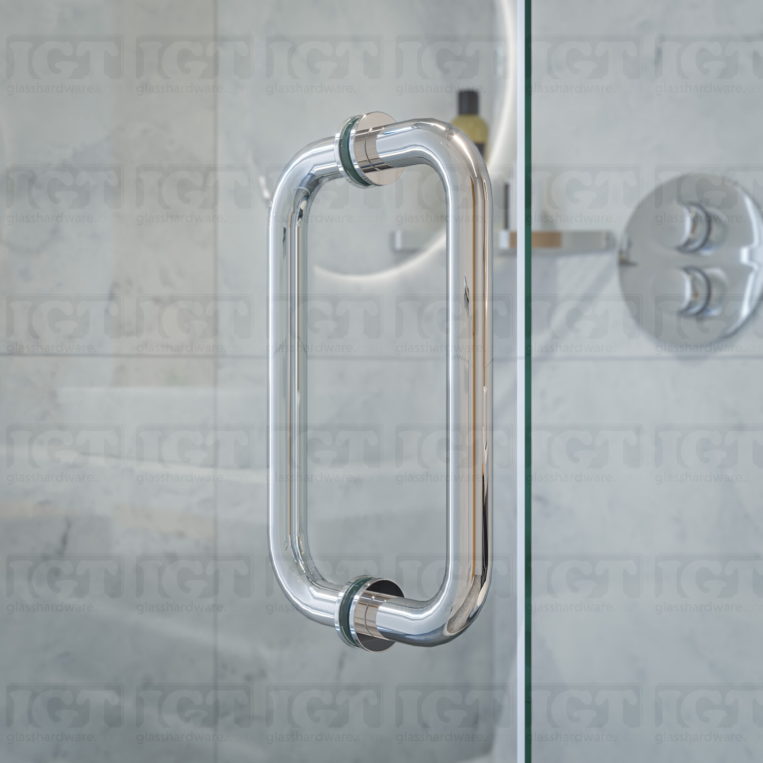 The Box®️ Heavy-Duty (“H” Back Hinge & 8″ Round Pull) - Chrome Polished - Image 3