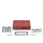The Box®️ Heavy-Duty(“H” Back Hinge & 8″ Square Pull) – Chrome Polished