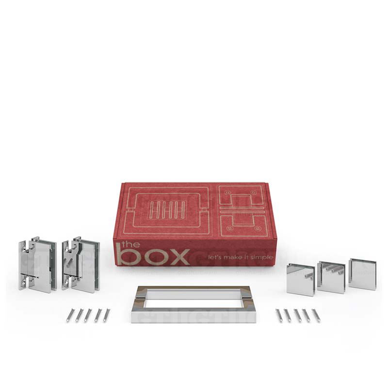 The Box®️ Heavy-Duty(“H” Back Hinge & 8″ Square Pull) – Chrome Polished
