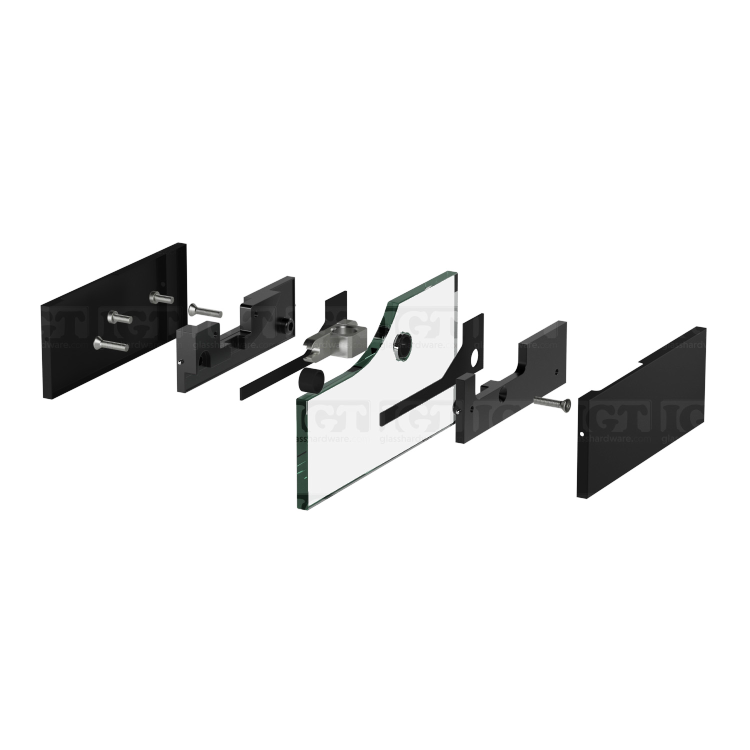 IGT Top Door Patch Fitting (Oversized) - Matte Black - Image 7