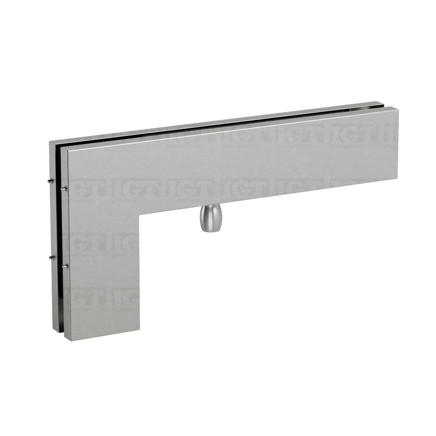 Oversized IGT Transom/Sidelite Patch Fitting - Brushed Stainless