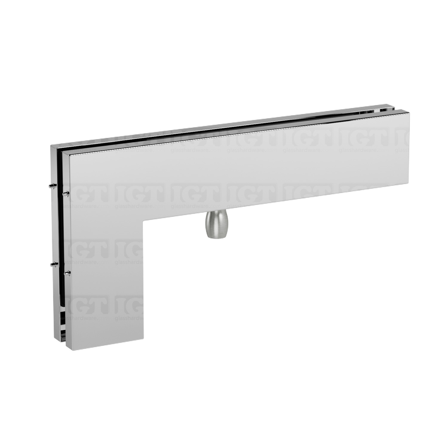Oversized IGT Transom/Sidelite Patch Fitting - Polished Stainless