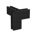 IGT Transom/Sidelite Patch Connector with Left-hand Support fin – Matte Black