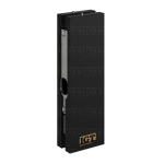 Sidelite and Glass Door Keeper for IGT Center Patch Lock – Matte Black