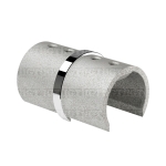 180 Degree Connector for Round Cap Rail – Polished Stainless