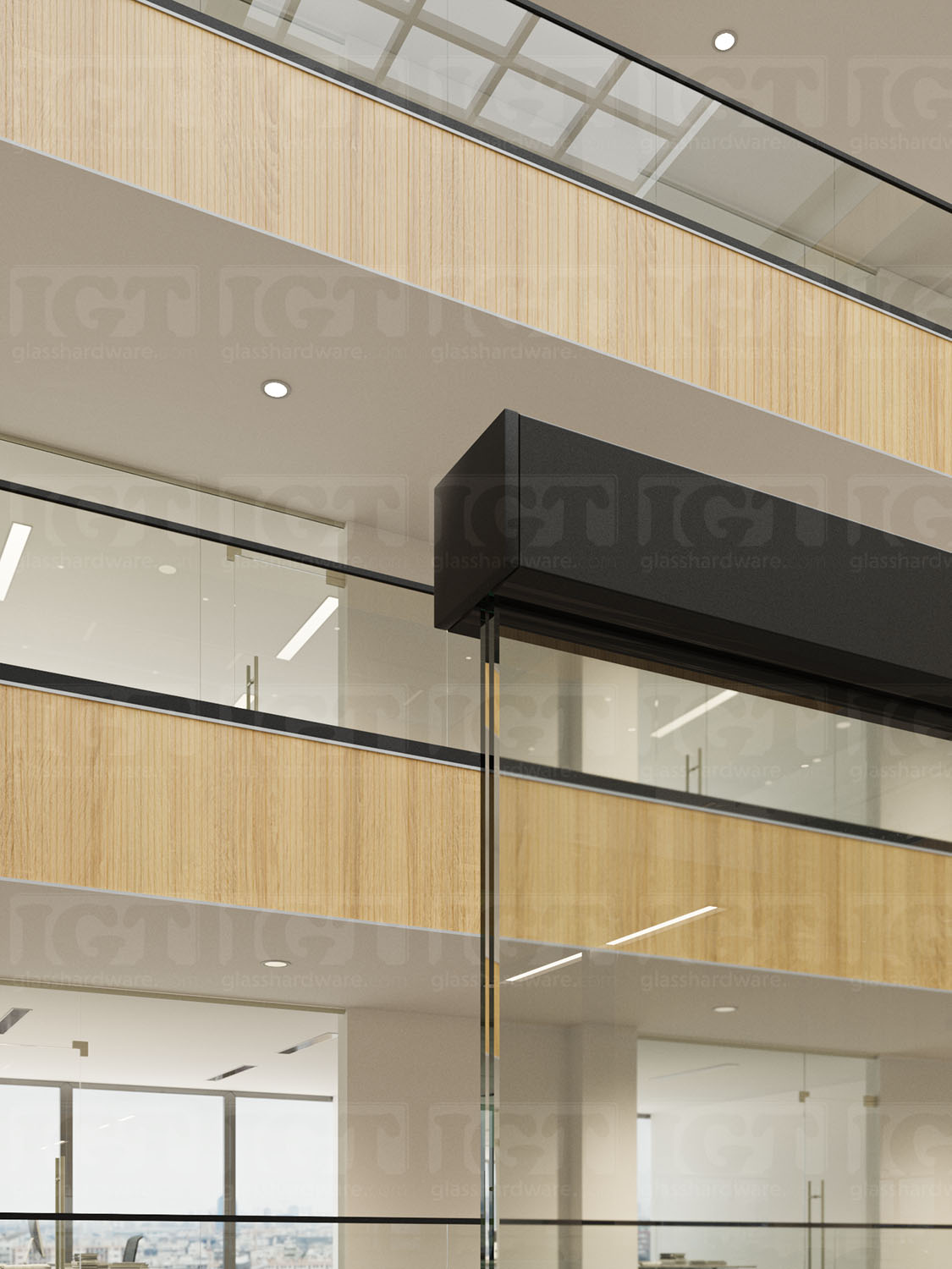 End Cap for Square Cap Rail - Matte Black - Image 6