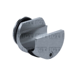 Barn Door Glass-to-Glass Bracket – Brushed Nickel