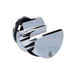 Barn Door Glass-to-Glass Bracket – Polished Stainless