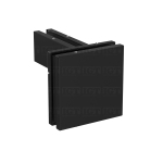 IGT Patch Connector With Support Fin – Matte Black