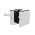 Square Glass Standoff Heavy Duty 3/4″ Base x 2″ Diameter – Polished Stainless