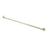 42″ Glass to Glass Support bar for 3/8″ to 1/2″ Thick Glass – Gold Brushed