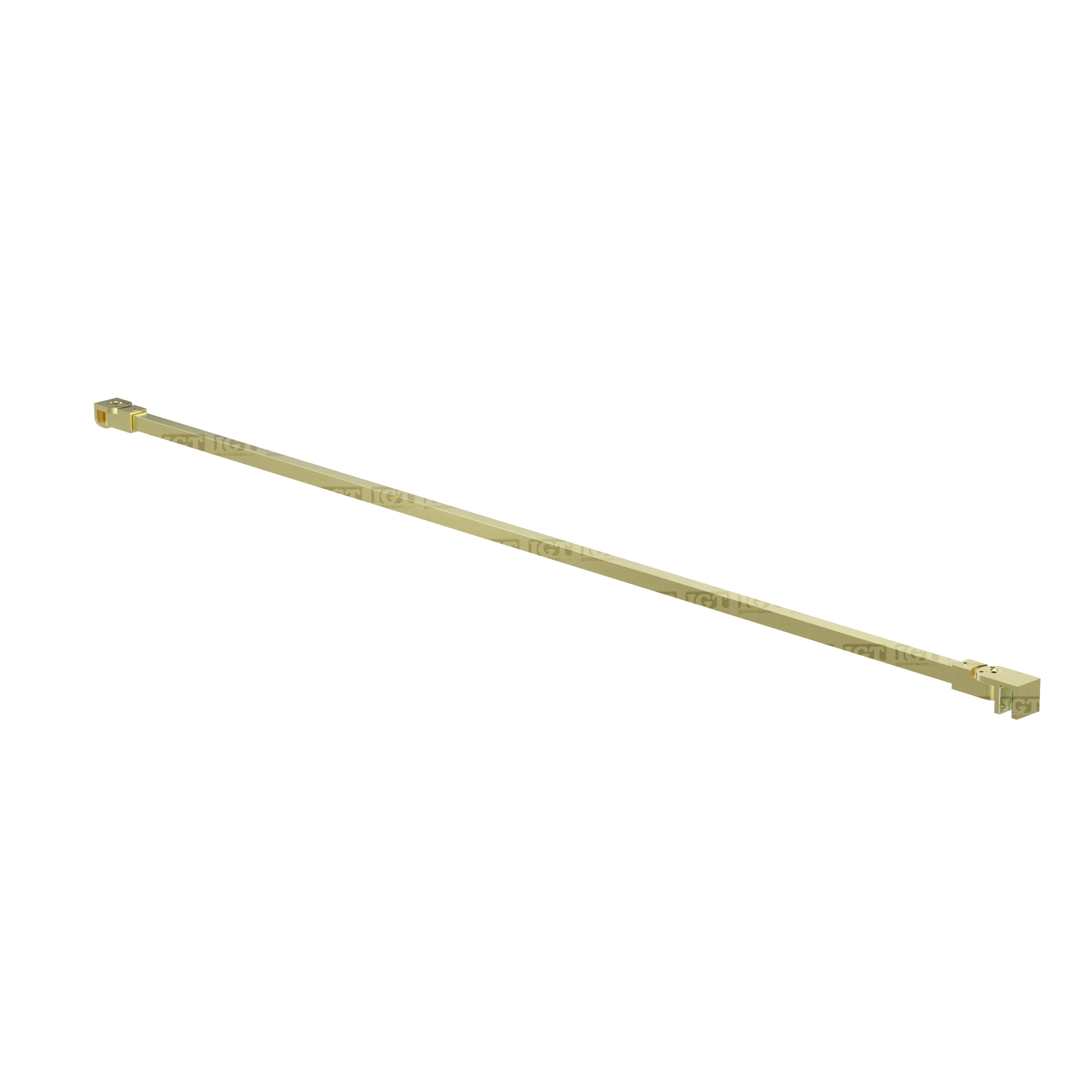 46" SQ Adjustable Support Bar - Gold Brushed
