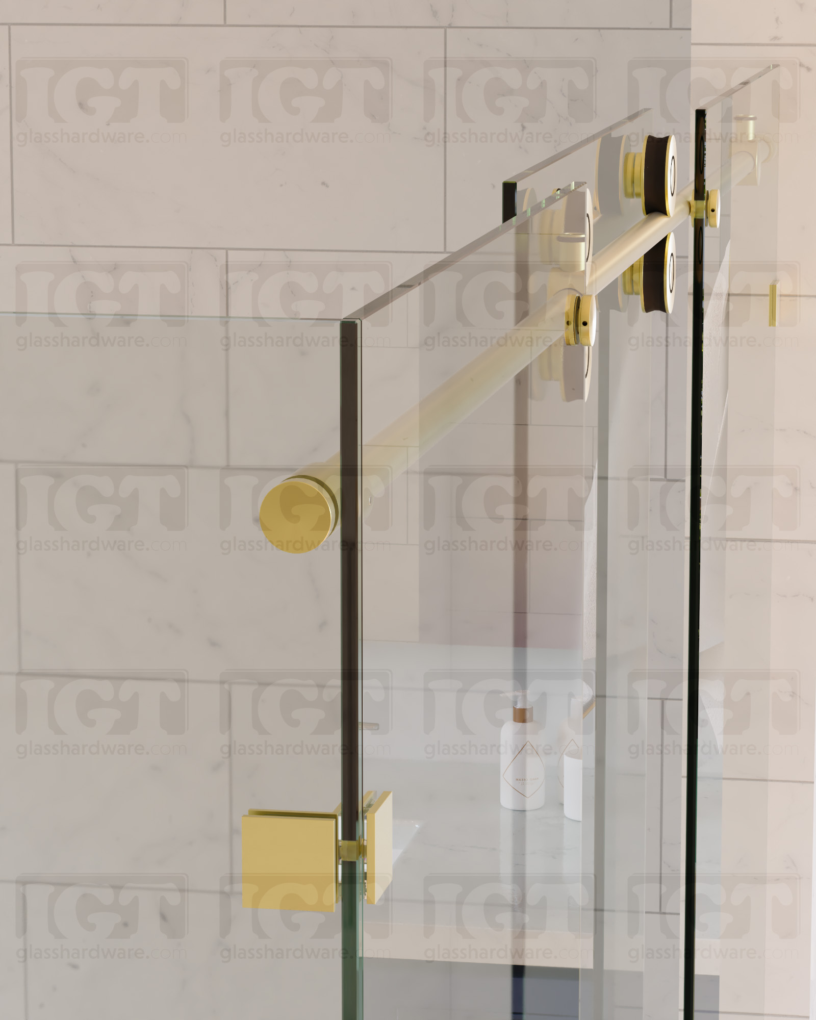 90deg Kit For Roller System - Gold Brushed - Image 6